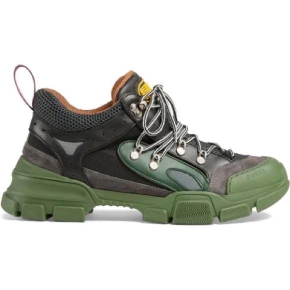 GUCCI LEATHER FLASHTREK LOW TOP SNEAKERS (men’s) - Picture 3 of 7